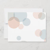 ウェディング | 日付PHOTO紙吹雪ドットの保存 セーブザデート (裏面)