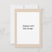 ウェディング | 詳細水彩春花 招待状 (裏面)