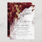 ウェディング | 赤ルビージオードウォーターカラー BarefootBride™ (正面/裏面)