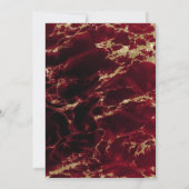 ウェディング | 赤ルビージオード水彩 BarefootBride™ (裏面)