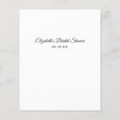 ウェディング A to Z | ブライズシャワーゲーム (裏面)