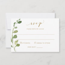 ウェディングRSVPと食事の選択&ソングユーカリ