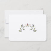 ウェディングRSVPインサートベルビクトリアンエポチェ 招待状 (裏面)