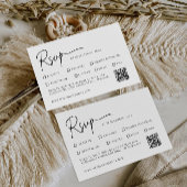 ウェディングRSVPカードテンプレート