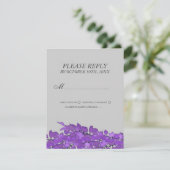 ウェディングRSVPカード結婚または返信用カード 出欠カード (スタンド正面)