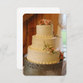 ウェディングRSVPカード 出欠カード (正面/裏面)