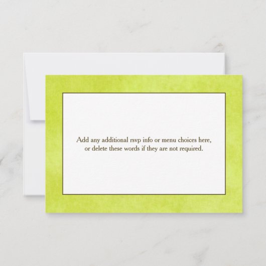 ウェディングRSVPカード | 完璧なペア 出欠カード (裏面)