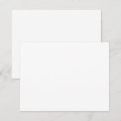 ウェディングRSVP応答カード4.25インチx 5.5インチ 出欠カード (正面/裏面)