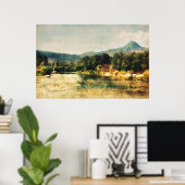 ウェナチ川 ポスター (ホームオフィス)