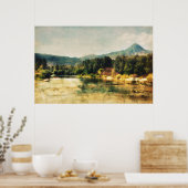 ウェナチ川 ポスター (キッチン)