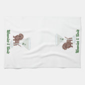 ウェニー&マルチニスパーティー キッチンタオル (横)