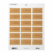 ウェハテクスチャ ラベル (フルシート)