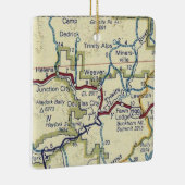 ウェバービルCAヴィンテージの地図 セラミックオーナメント (右)