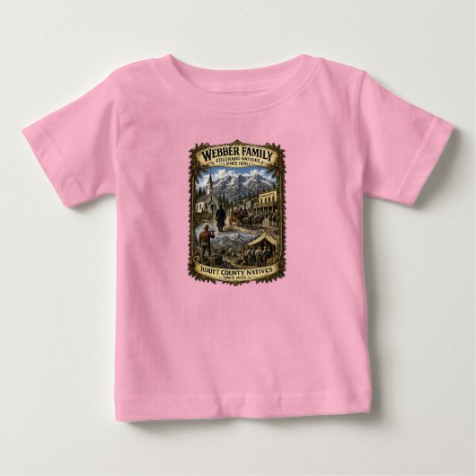 ウェバー家再会キッズ ベビーTシャツ (正面)