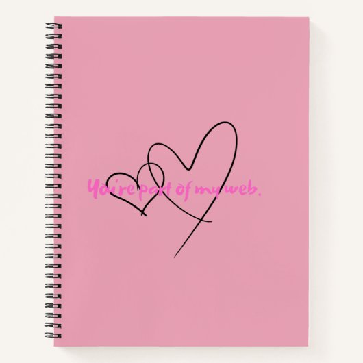 ウェブウィズイン - 秘めたる強さの芸術 ノートブック (正面)