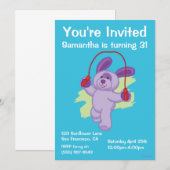 ウェブキン | グレープソーダパピー 縄跳び 招待状 (正面/裏面)