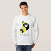 ウェブサイトが付いているニュージーランドを開けて下さい Tシャツ (正面フル)