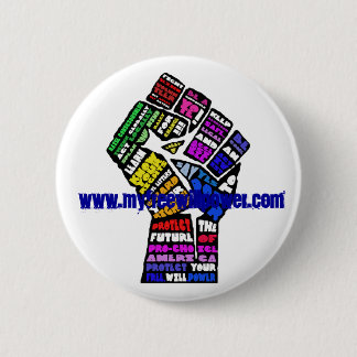 ウェブサイトが付いている勝利ボタン 缶バッジ