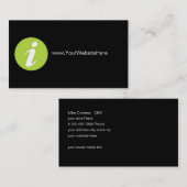 ウェブサイトのマーケティングの名刺 名刺 (正面/裏面)