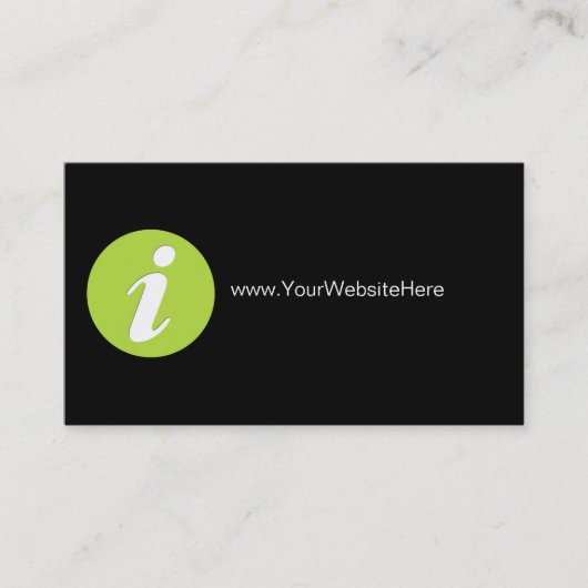 ウェブサイトのマーケティングの名刺 名刺 (正面)