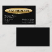ウェブサイトの名刺 名刺 (正面/裏面)