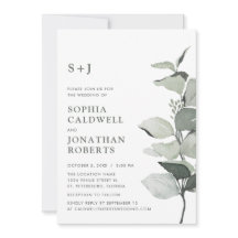 ウェブサイトRSVP Eucalyptus Monogram 結婚's