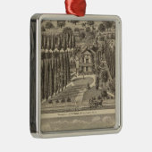 ウェブスターのアナグマの住宅 メタルオーナメント (右)