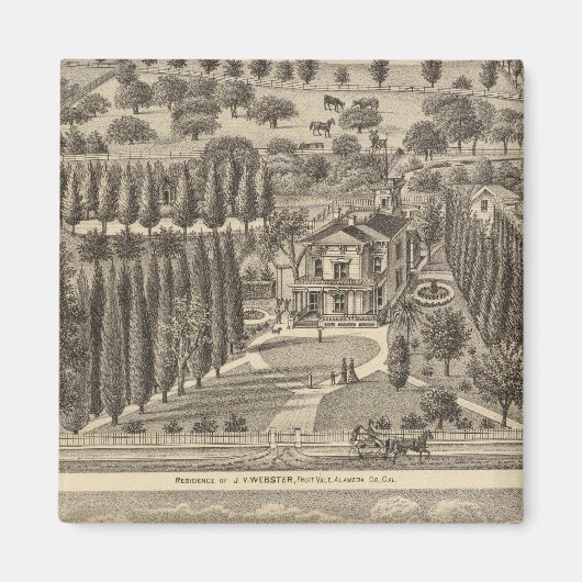 ウェブスター、バッジャーレジデンス マグネット (正面)