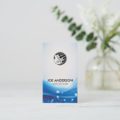 ウェブデザイナーITコンピュータ 名刺 (スタンド正面)