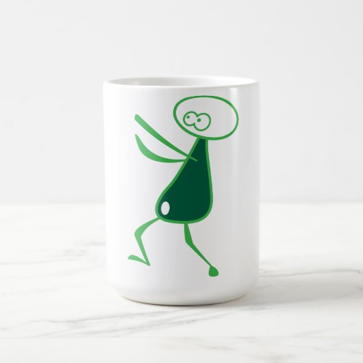 ウェブデザインと人間のTouchコーヒーマグ コーヒーマグカップ (中央)