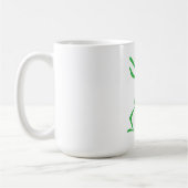 ウェブデザインと人間のTouchコーヒーマグ コーヒーマグカップ (左)