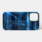ウェブネットワークの輝点 iPhoneケース (裏面横)