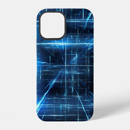 ウェブネットワークの輝点 iPhoneケース (裏面)