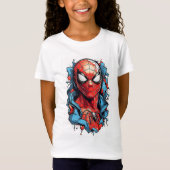 ウェブヒーローバースト - コミックスタイル Tシャツ (正面)