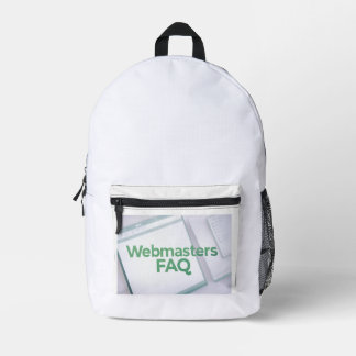 ウェブマスターFAQ プリントバックパック