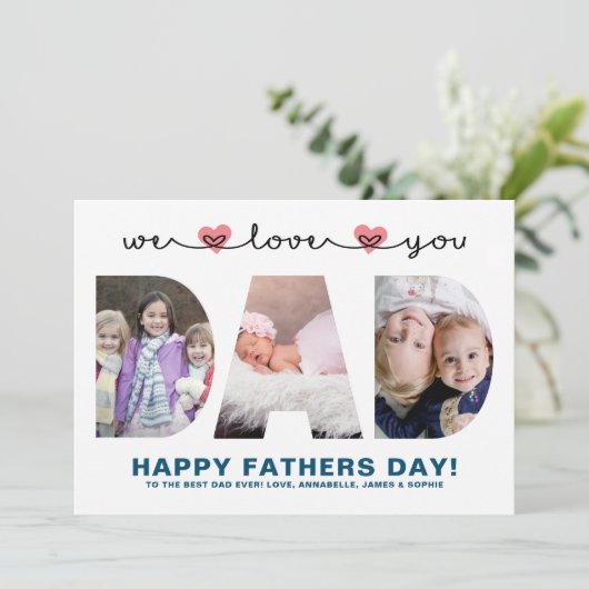 ウェブラブユーパパ |父の日の写真 シーズンカード (スタンド正面)