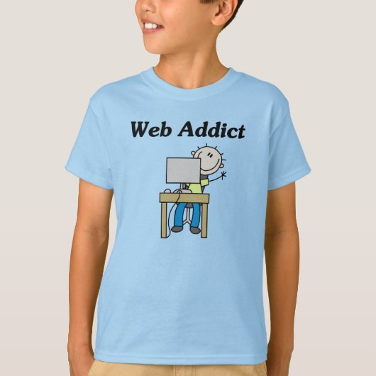 ウェブ中毒 Tシャツ (正面)