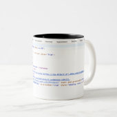 ウェブ開発者のために要素のコーヒー・マグを点検して下さい ツートーンマグカップ (正面右)