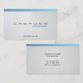 ウェブ開発者-名刺 名刺 (正面/裏面)