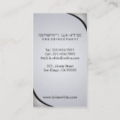 ウェブ開発者-名刺 名刺 (裏面)