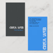 ウェブ開発者-名刺 名刺 (正面/裏面)