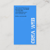 ウェブ開発者-名刺 名刺 (裏面)