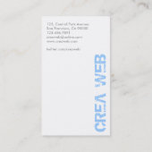 ウェブ開発者-名刺 名刺 (裏面)