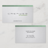 ウェブ開発者-名刺 名刺 (正面/裏面)