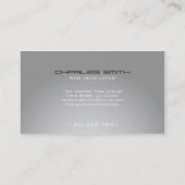 ウェブ開発者-名刺 名刺 (裏面)