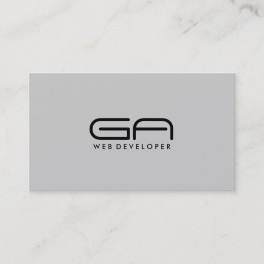 ウェブ開発者-名刺 名刺 (正面)