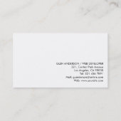 ウェブ開発者-名刺 名刺 (裏面)