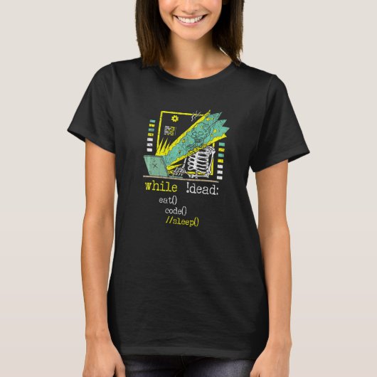 ウェブ開発者 IT担当者 コンピューター ウェブサイト開発 Tシャツ (正面)