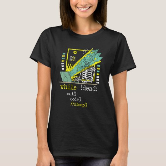 ウェブ開発者 IT担当 コンピューター ウェブサイト開発 Tシャツ (正面)