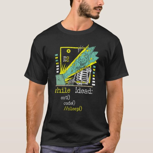ウェブ開発者 IT担当 コンピューター ウェブサイト開発 Tシャツ (正面)